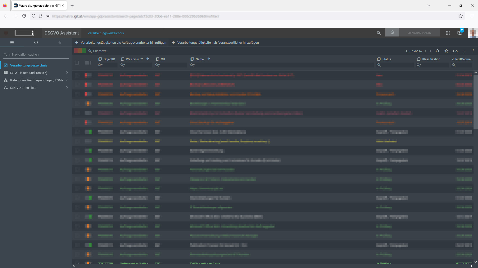 View of IGIT Datenschutz-Assistent